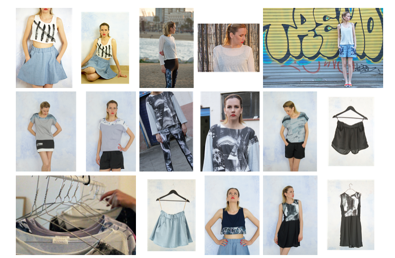 Examples of past clothing collection