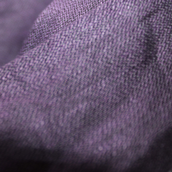 Purple thin linen scarve detail
